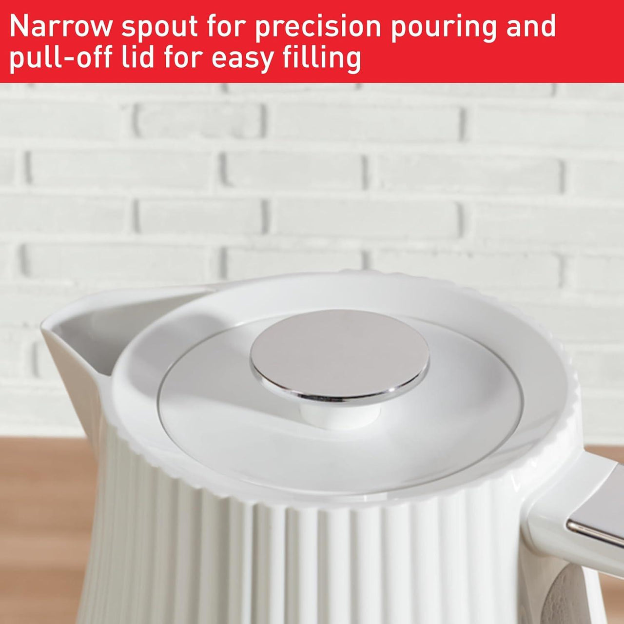 Tefal Loft White Kettle KO250140 - Vibe Home
