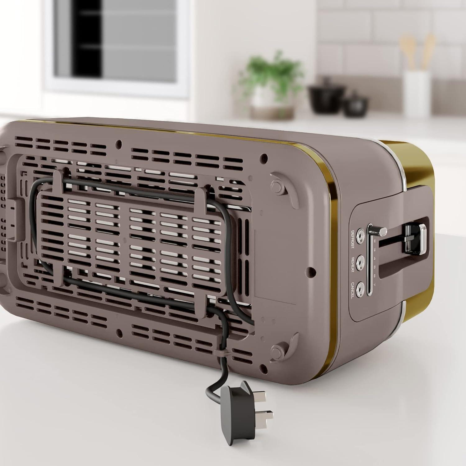 Morphy Richards Signature Opulent 2 Slice Toaster 245743 (Grey).