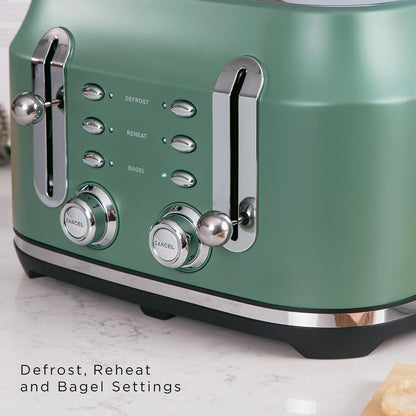 Rangemaster Rangemaster Classic 4 Slice Toaster RMCL4S304MG (Matt Mineral Green)