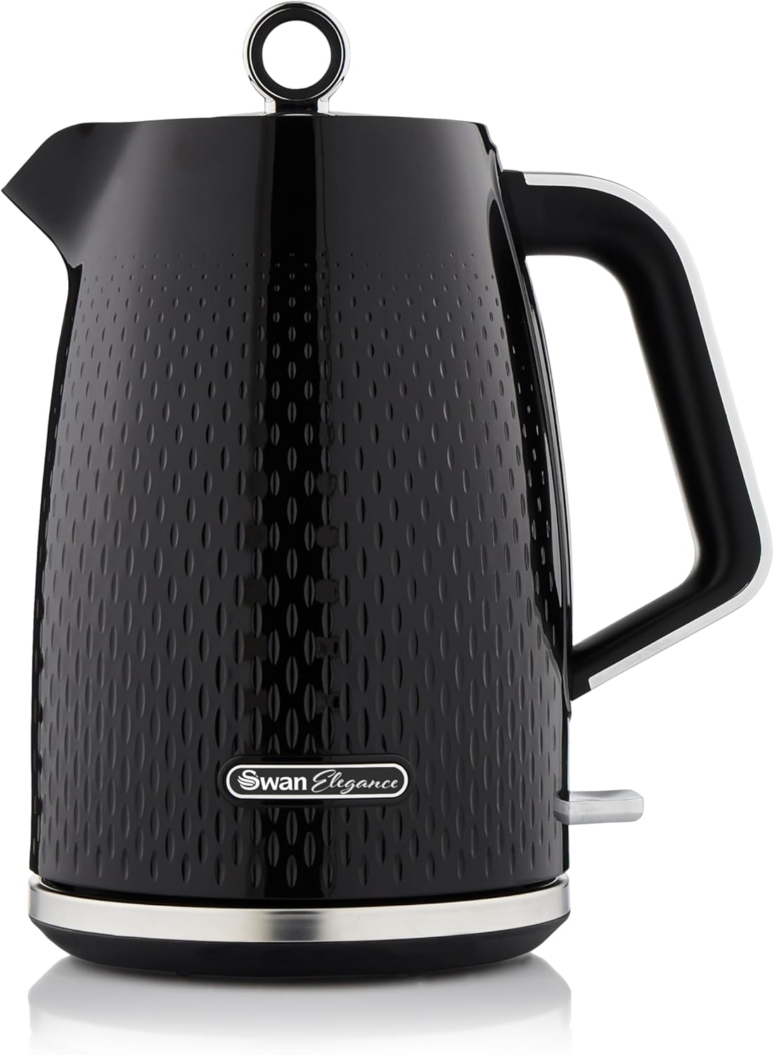 Swan Black Kettle Gloss Cordless Elegance Shiny SK14016BLK