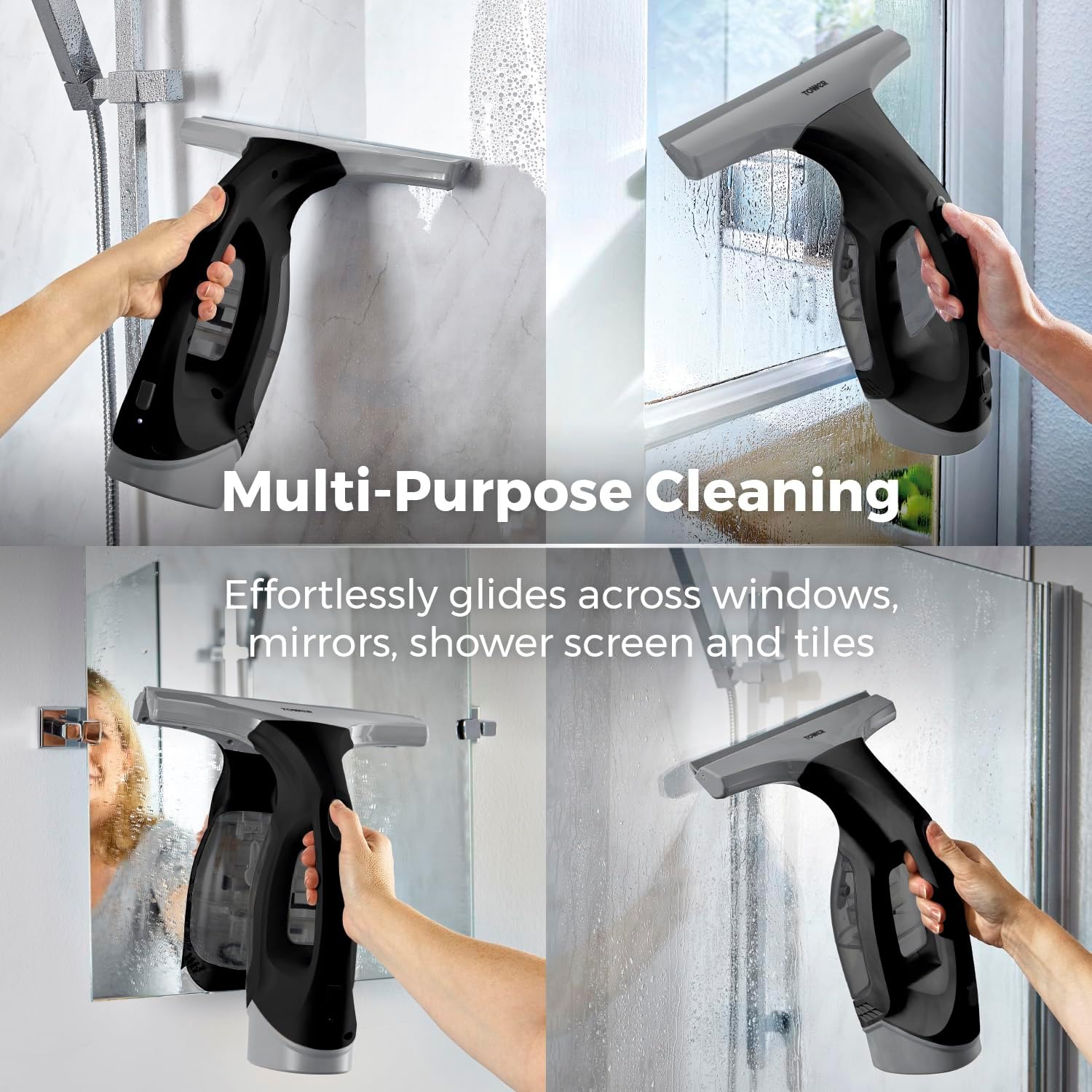 Tower Cordless Window Cleaner Vac Platinum T131001PL