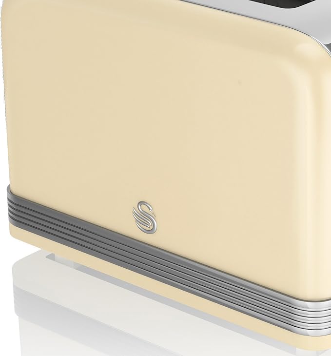 Swan Retro 4 Slice Cream Toaster ST19020CN