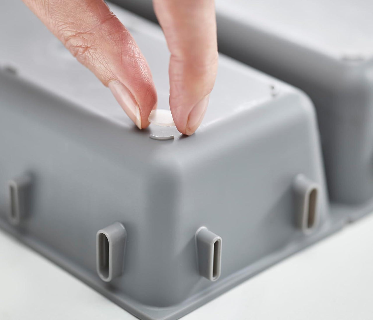 Joseph Joseph Blox 7-piece Grey Plastic Storage Trays Drawer Organiser 85199 - Vibe Home