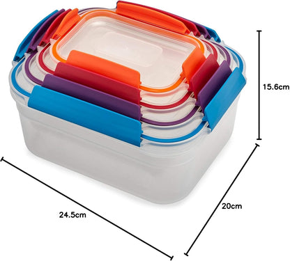 Joseph Joseph Nest Food Storage Container Set 4 Piece (Multicolour)