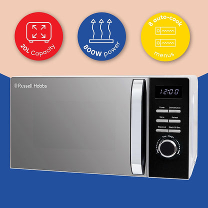Russell Hobbs Distinctions 20L 800W Digital Microwave RHMD832B (Black)