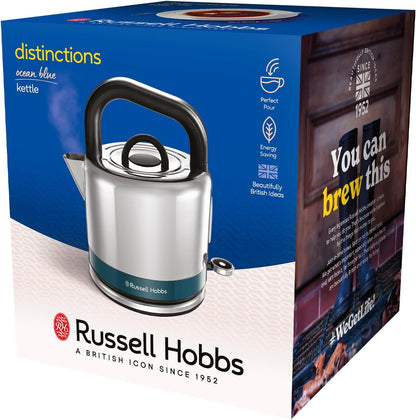 Russell Hobbs Distinctions Stainless Steel 1.5L Kettle 26421 (Ocean)