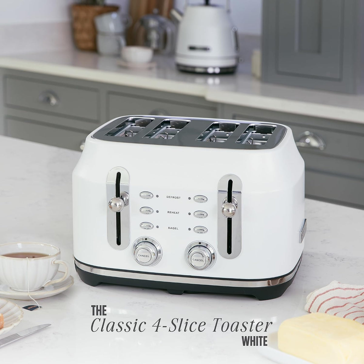Rangemaster Rangemaster Classic 4 Slice Toaster RMCL4S304WH (Matt White)