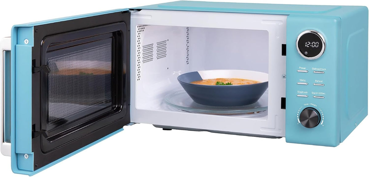 Russell Hobbs Hanley 20L 800W Digital Microwave RHMD838RB (Retro Blue)