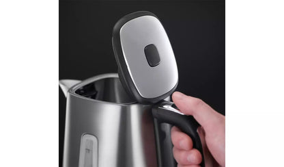 Russell Hobbs Luna Jug Kettle & 2 Slice Toaster Kitchen Set (Grey) - Vibe Home