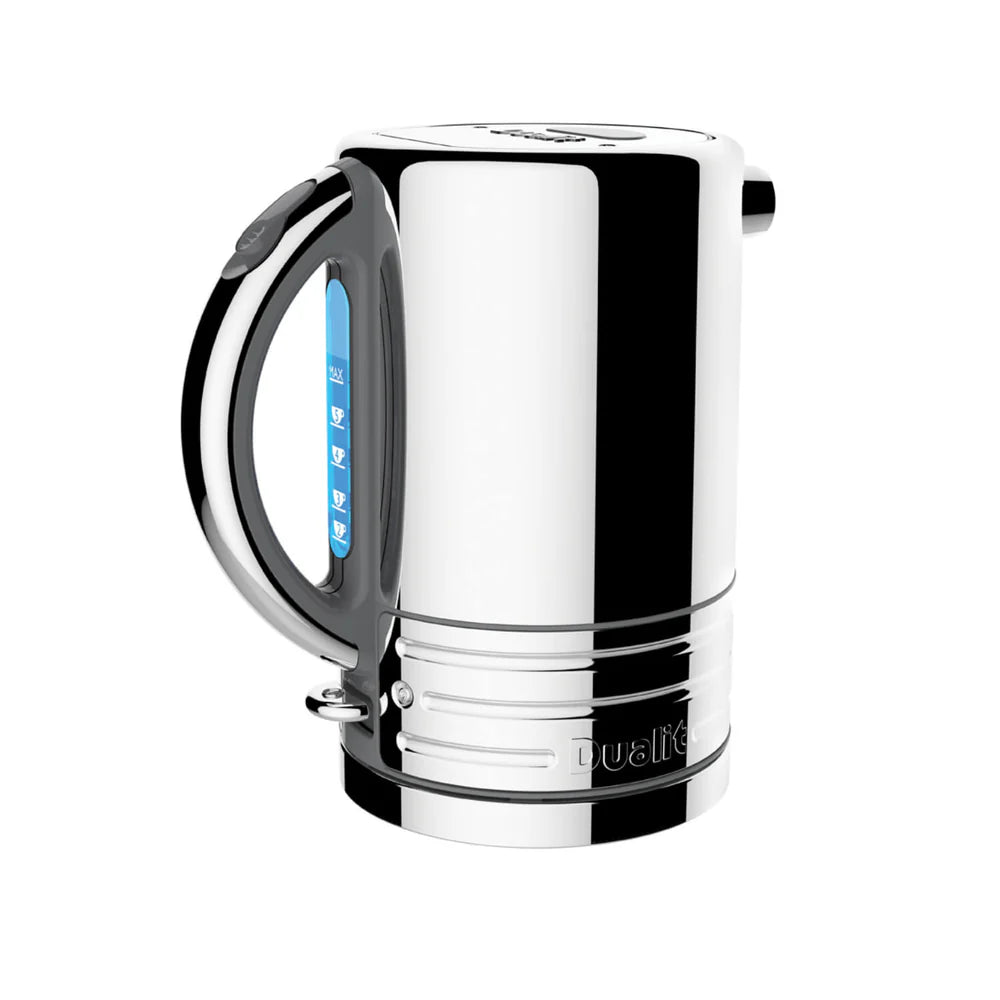 Dualit Architect Jug Kettle & 4 Slice Toaster Kitchen Set (Grey)
