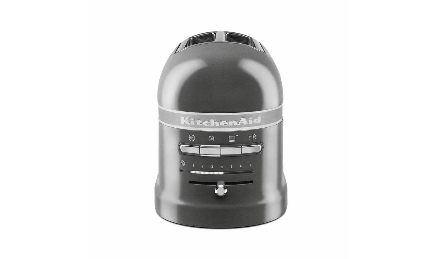 KitchenAid Artisan Kettle & 2 Slice Toaster Kitchen Set (Medallion Silver)