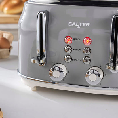 Salter Salter Retro 4 Slice Toaster EK5739GRY (Grey)