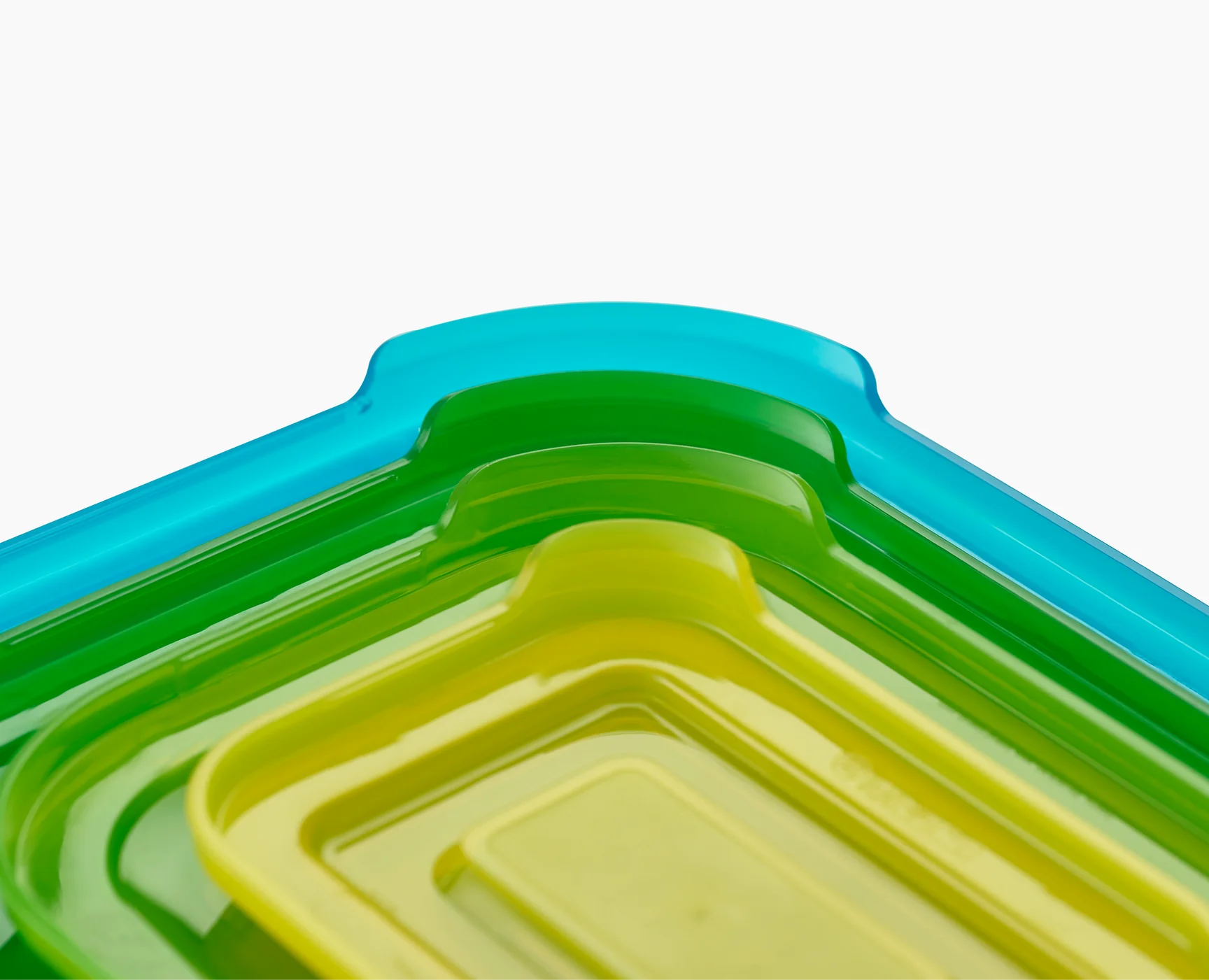Joseph Joseph Nest Glass 4-piece Storage Containers Stackable Multicolour Set 81060 - Vibe Home