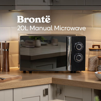 Russell Hobbs Bronte 20L 800W Manual Microwave RHMM833B (Black)