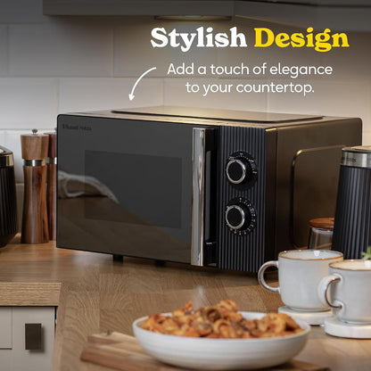 Russell Hobbs Bronte 20L 800W Manual Microwave RHMM833B (Black)