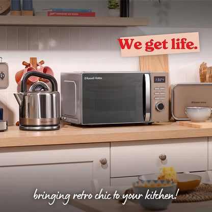 Russell Hobbs Distinctions 20L 800W Digital Microwave RHMD832T (Titanium)