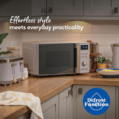 Russell Hobbs Bronte 20L 800W Digital Microwave RHMD834ST (Stone)