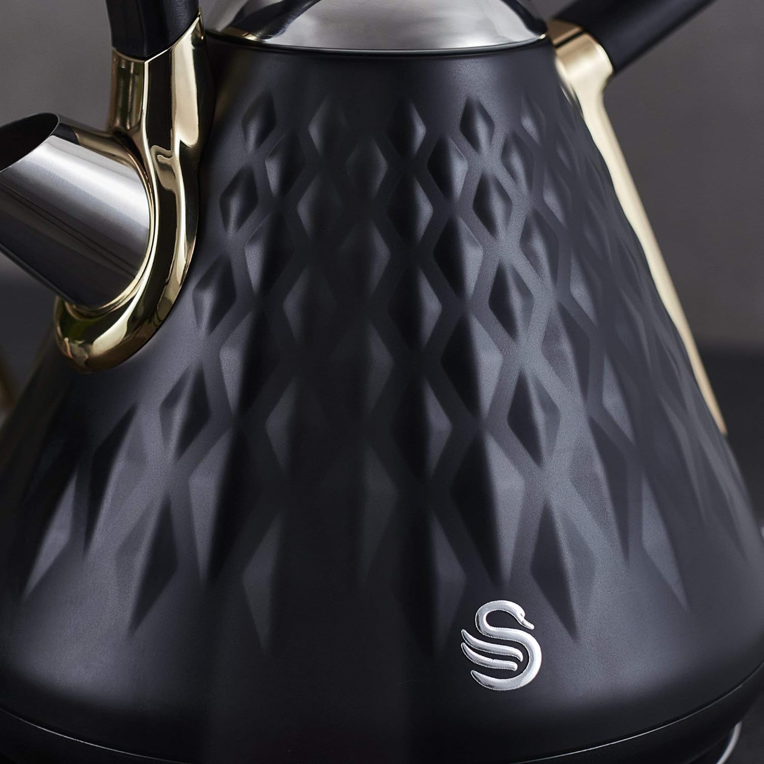 Swan Gatsby Kettle Pyramid Black/Gold SK14080BLKN