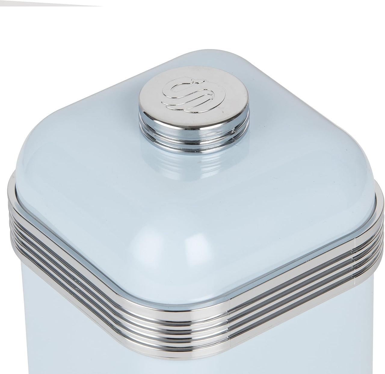 Swan Retro Jug Kettle, 4 Slice Toaster & Canisters Kitchen Set (Blue)