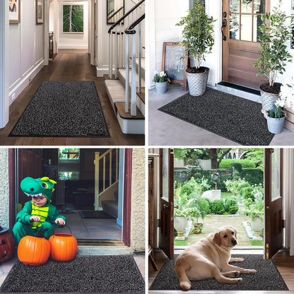 Absorbent Large Doormat for Indoor Outdoor Washable Mat 90x120cm