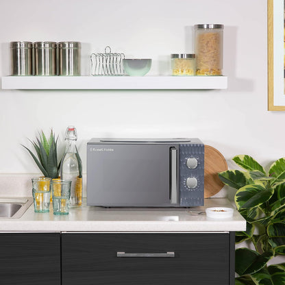 Russell Hobbs Honeycomb 17L 700W Manual Microwave RHMM715G (Grey)