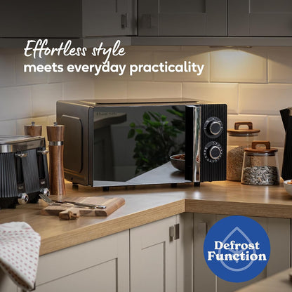 Russell Hobbs Bronte 20L 800W Manual Microwave RHMM833B (Black)