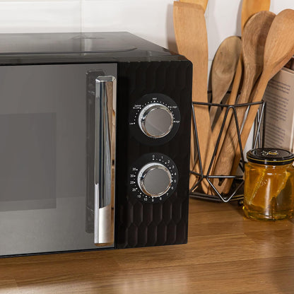 Russell Hobbs Honeycomb 17L 700W Manual Microwave RHMM715B (Black)