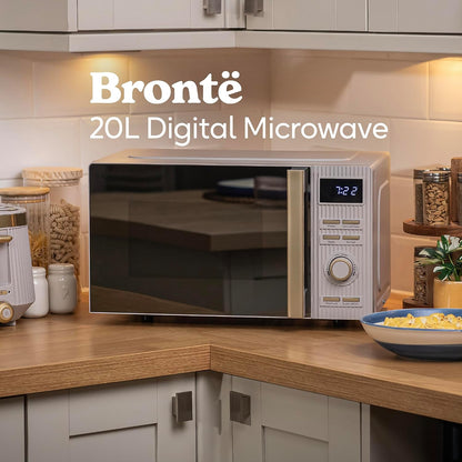 Russell Hobbs Bronte 20L 800W Digital Microwave RHMD834ST (Stone)