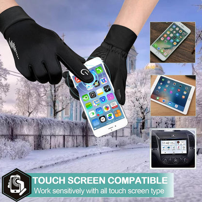 Winter Thermal Gloves Touch-Screen Warm Unisex (Adults Large)