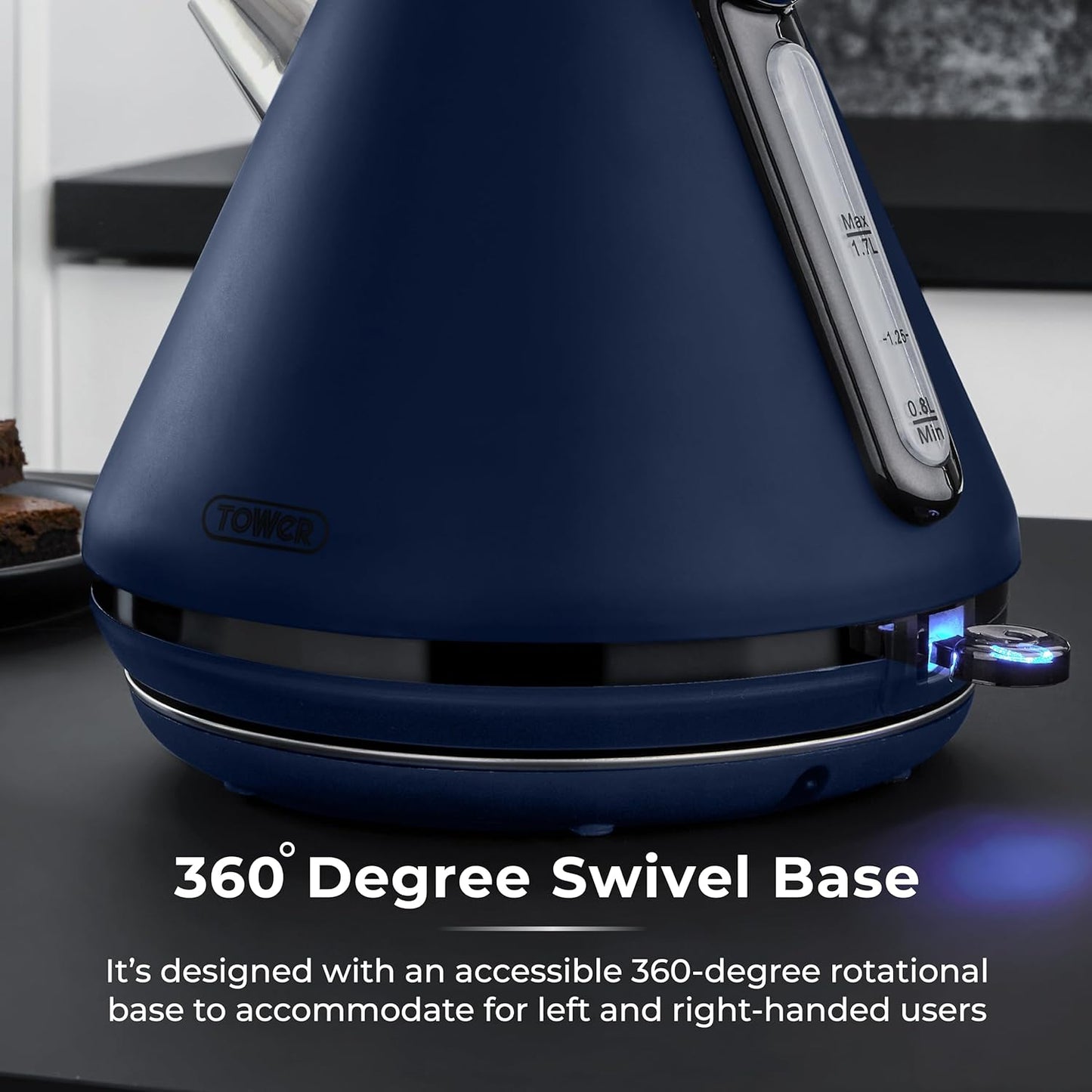 Tower Sera Pyramid Kettle 1.7L 3KW T10079MNB (Midnight Blue)