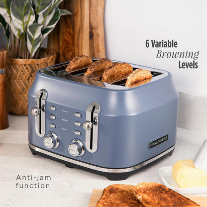 Rangemaster Rangemaster Classic 4 Slice Toaster RMCL4S304SB (Matt Stone Blue)