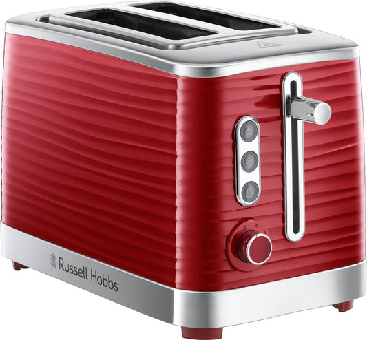 Russell Hobbs Red Inspire Gloss 2 Slice Toaster 24372 