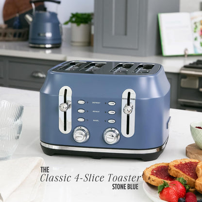 Rangemaster Rangemaster Classic 4 Slice Toaster RMCL4S304SB (Matt Stone Blue)