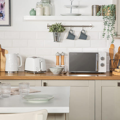 Russell Hobbs Honeycomb 17L 700W Manual Microwave RHMM715 (White)