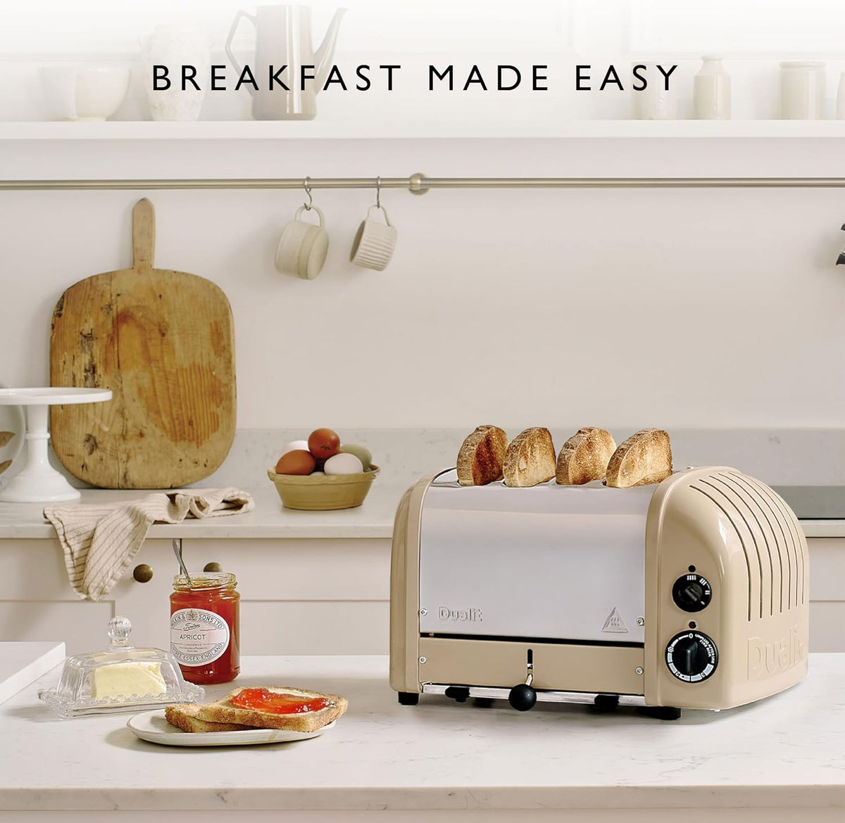 Dualit Dualit Classic Vario AWS 4 Slice Toaster 40579 (Sandstone)