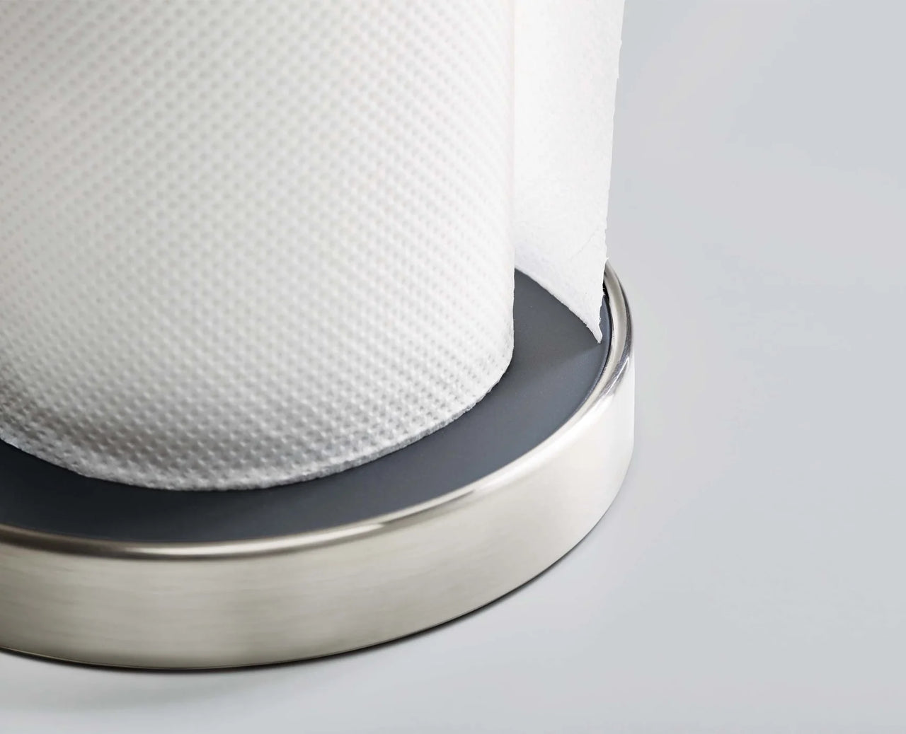 Joseph Joseph Push & Tear Grey Kitchen Roll Holder Towel Pole 85140 - Vibe Home