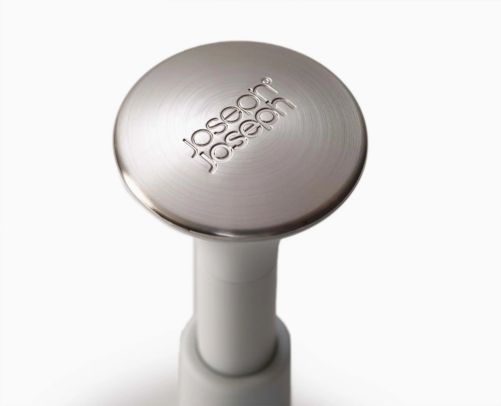 Joseph Joseph Grey Push & Tear Kitchen Roll Holder Towel Pole 851688 (Stone) - Vibe Home