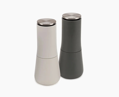 Joseph Joseph Milltop Non-Spill Salt & Pepper Mill Set (Grey)