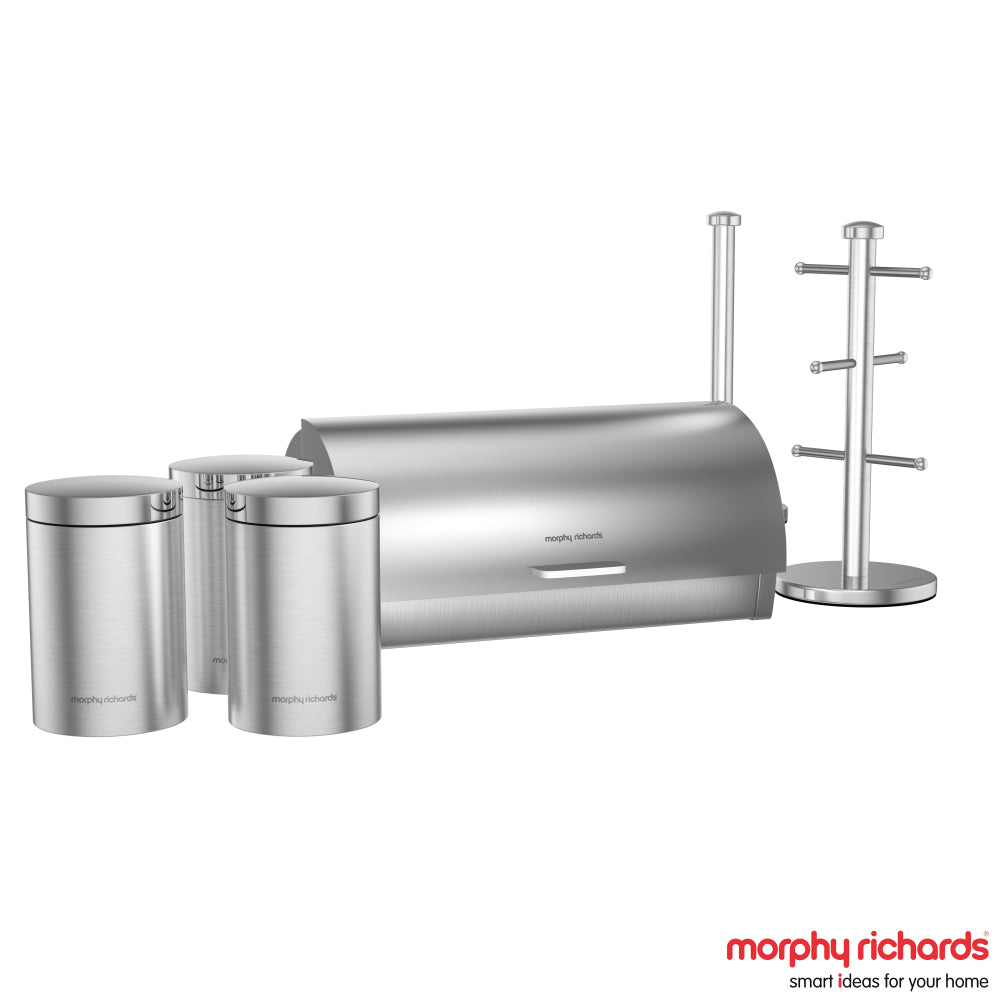 Morphy Richards Accents 6pcs Storage Set Stainless Steel 974104 (Silver)