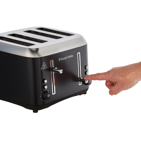 Russell Hobbs Addison 4 Slice Toaster 27740 (Matte Black) - Vibe Home