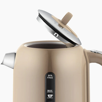 Dualit Classic Kettle & 4 Slice Vario AWS Toaster Kitchen Set (Sandstone)
