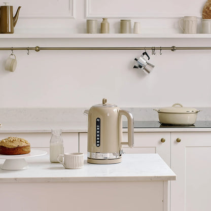 Dualit Classic Kettle & 4 Slice Vario AWS Toaster Kitchen Set (Sandstone)