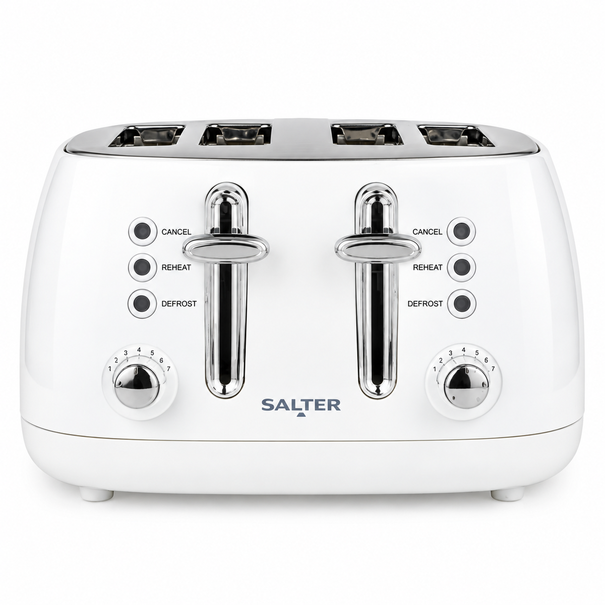 Salter Boston 4 Slice Toaster EK6558MW (White)