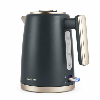Salter Salter Marino Kettle, 4 Slice Toaster & Canister Kitchen Set (Grey/Blue)