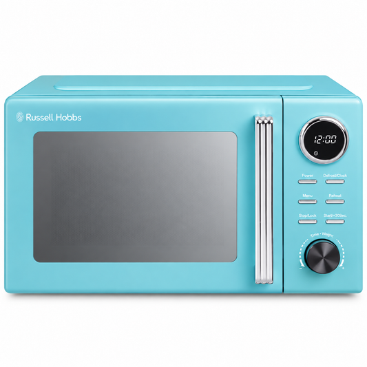 Russell Hobbs Hanley 20L 800W Digital Microwave RHMD838RB (Retro Blue)