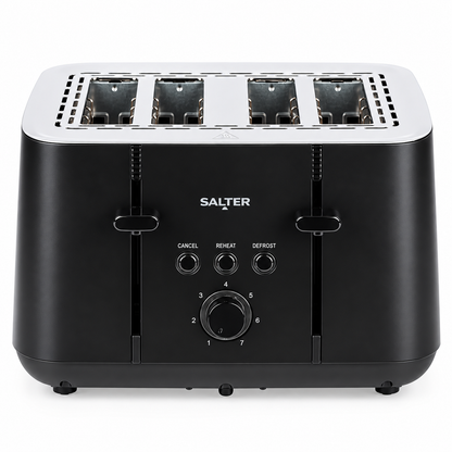Salter Kuro 4 Slice Toaster EK5565MBLKF (Matte Black)