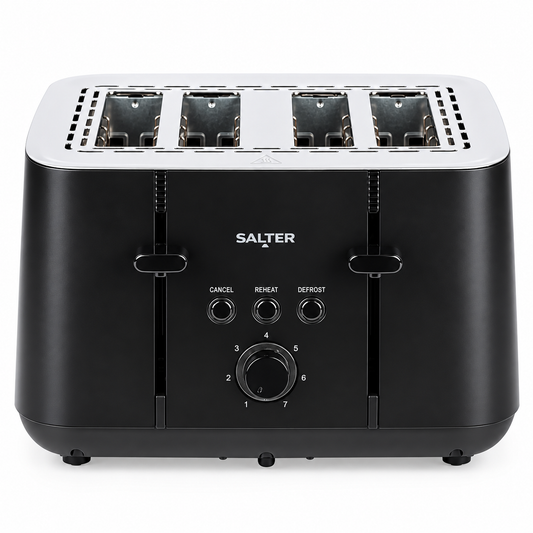 Salter Kuro 4 Slice Toaster EK5565MBLKF (Matte Black)