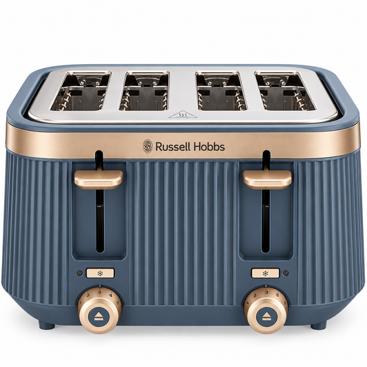 Russell Hobbs Brontë 4 Slice Toaster 1960W 26772 (Soft Navy)