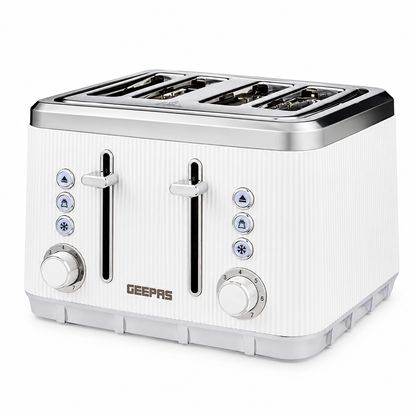 GEEPAS Arcus 4 Slice Toaster GBT36571UK-WT (White)