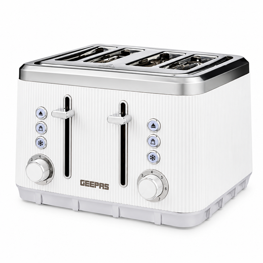 GEEPAS Arcus 4 Slice Toaster GBT36571UK-WT (White)